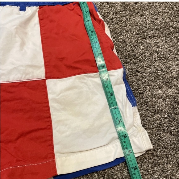 Chubbies 5” Blue Red Yellow Color Block 100% Cotton Mens Large Shorts - Picture 2 of 12